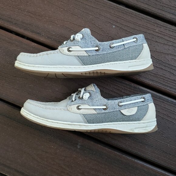 EUC women's Sperry Top-sider Ivyfish charcoal size 8 - Picture 2 of 10